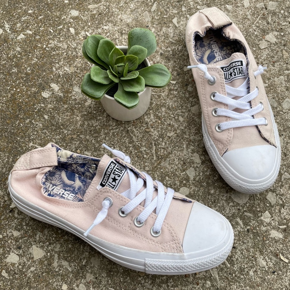 Converse All Star | Slip-on Low Top Blush Pink Canvas Sneakers